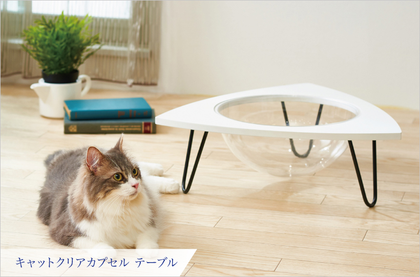 キャットクリアカプセル テーブル