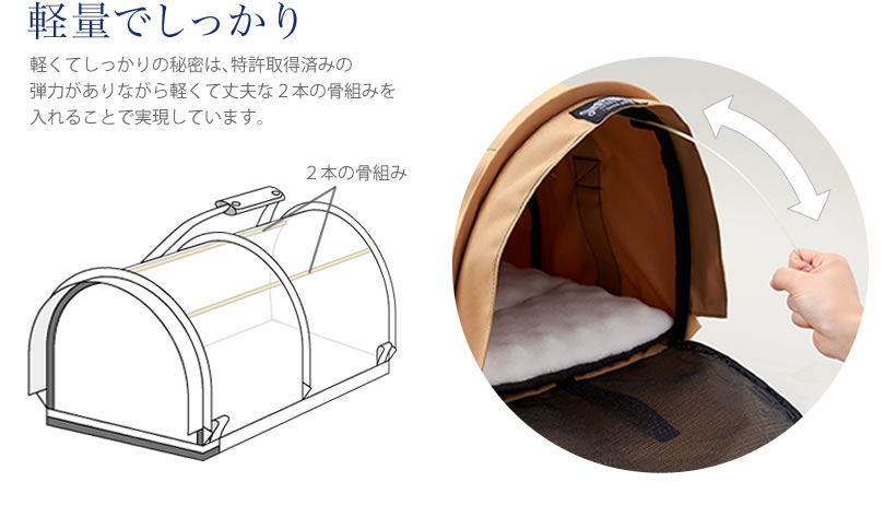 軽量でしっかり