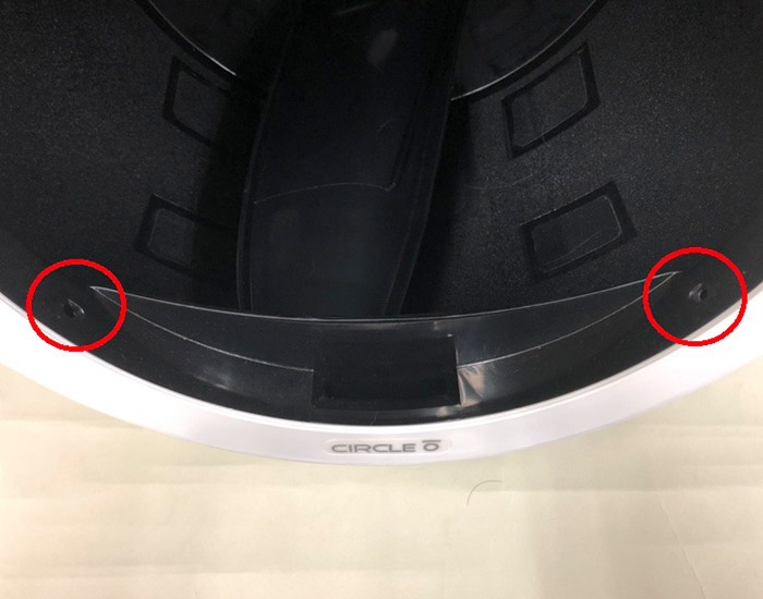 サークルゼロランプが2個点灯し続ける