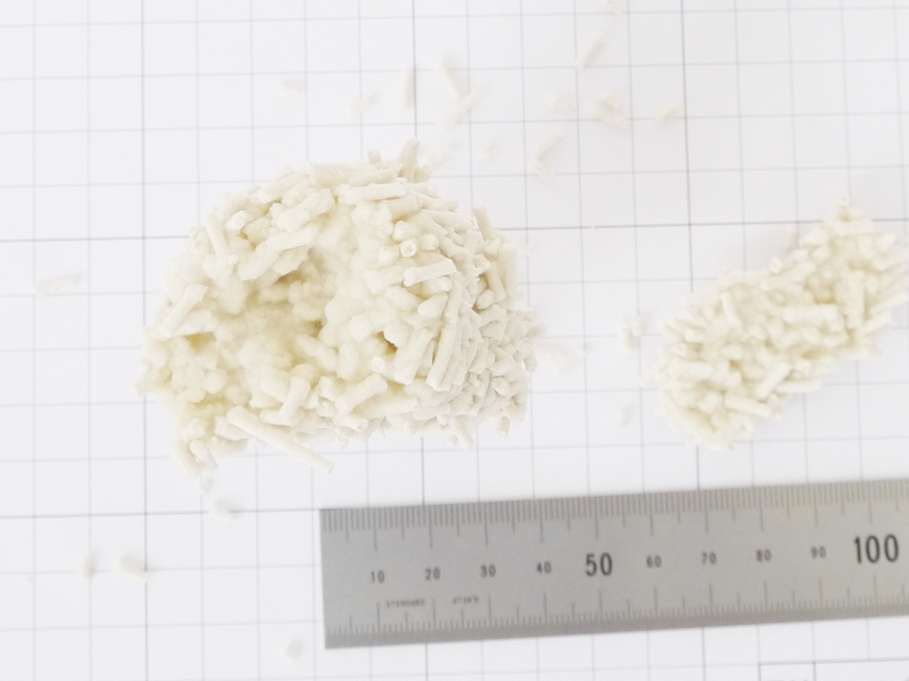 固まりの大きさ