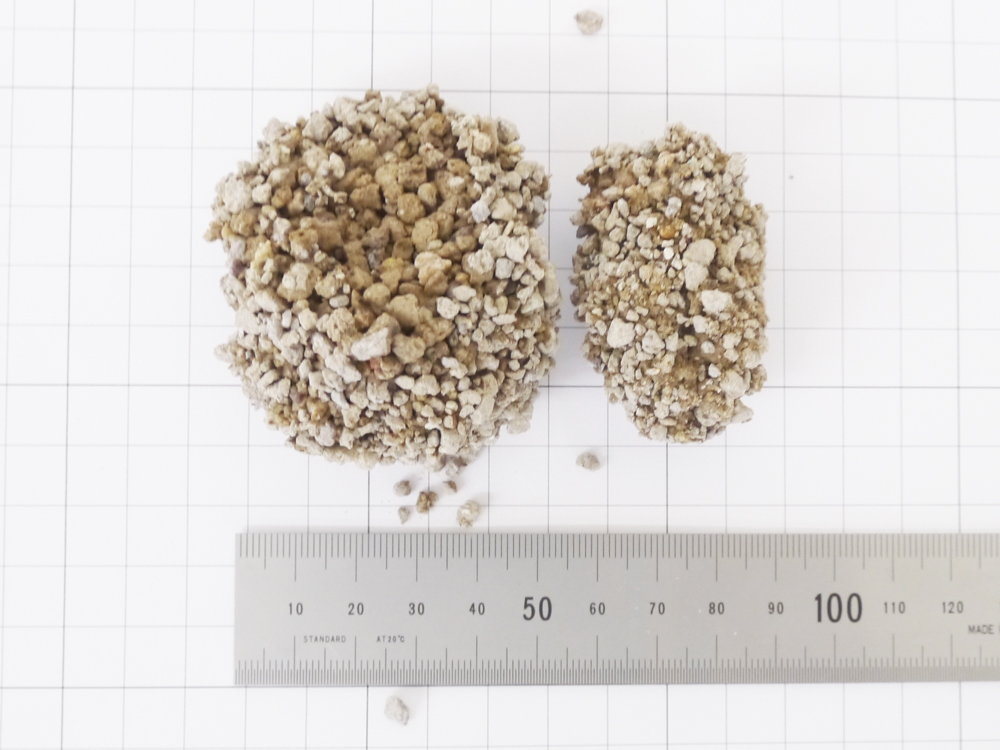 固まりの大きさ