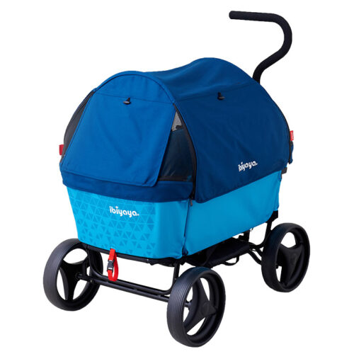 ibiyaya アウトドアペットワゴン (アクアブルー)