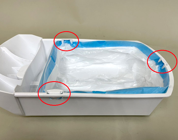 MOMEモーム/ライナー固定する